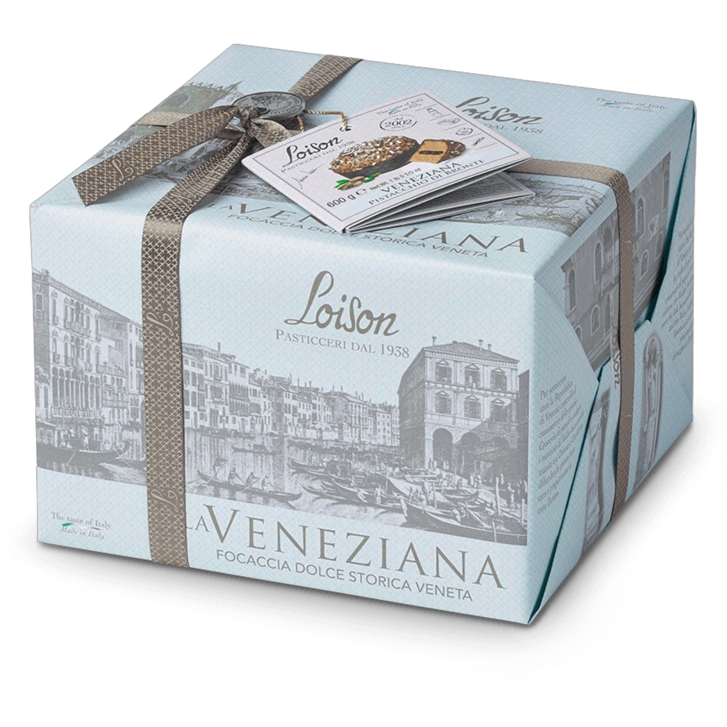 *WHOLESALE PRE-ORDER ONLY* Panettone with Pistachio, La Veneziana Line by Loison, 1.3 lb, 6/CS *362*