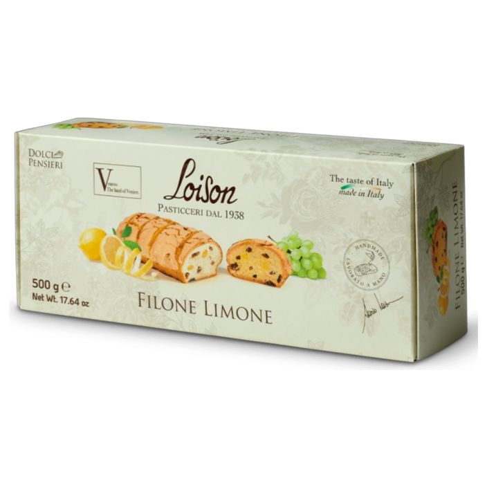 *WHOLESALE PRE ORDER ONLY* Filone Loaf Cake Lemon by Loison, 17.6 OZ (500 g), 6/CS *206*