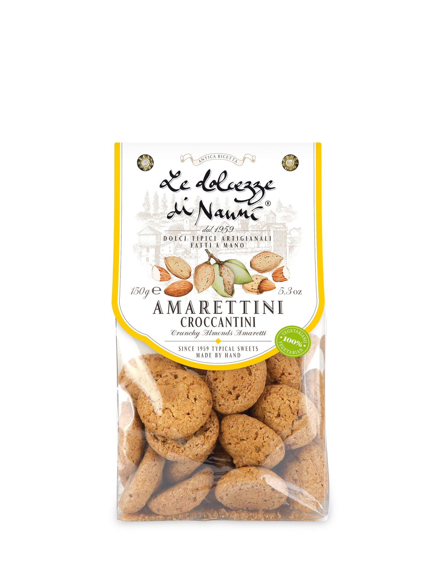 Crunchy Almond Amaretti by Nanni: Tuscany, 5.25 oz, 8/CS