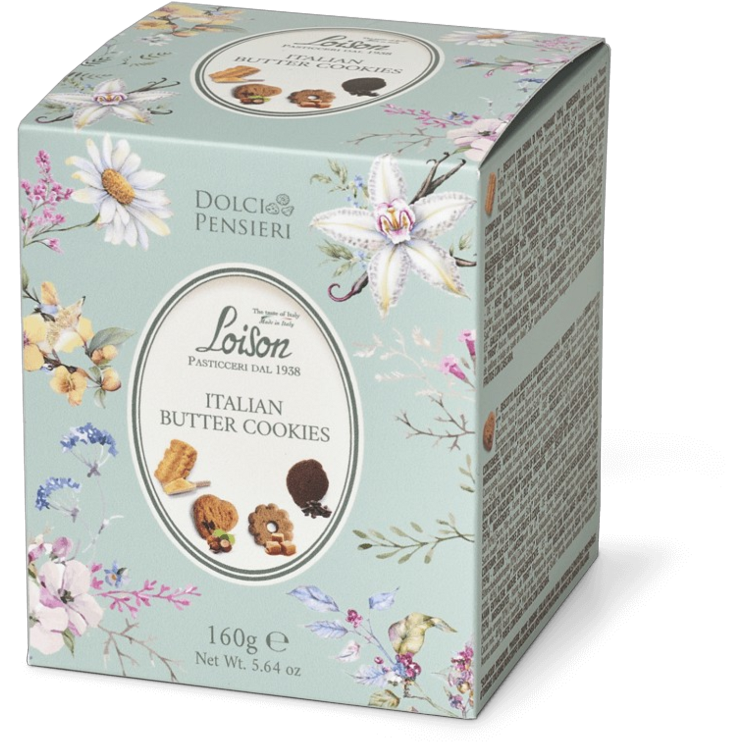 New! Biscuit Assortment: Cacao, Caramel Canastrello, Bacetto & Maraneo in Cubotti Gift Box by Loison, 5.64 oz (12/CS) *1858*