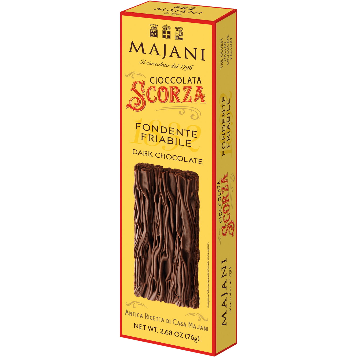 *WHOLESALE PRE-ORDER ONLY* Scorza Chocolate Bar by Majani, 2.7 OZ, 12/CS *2551/20*