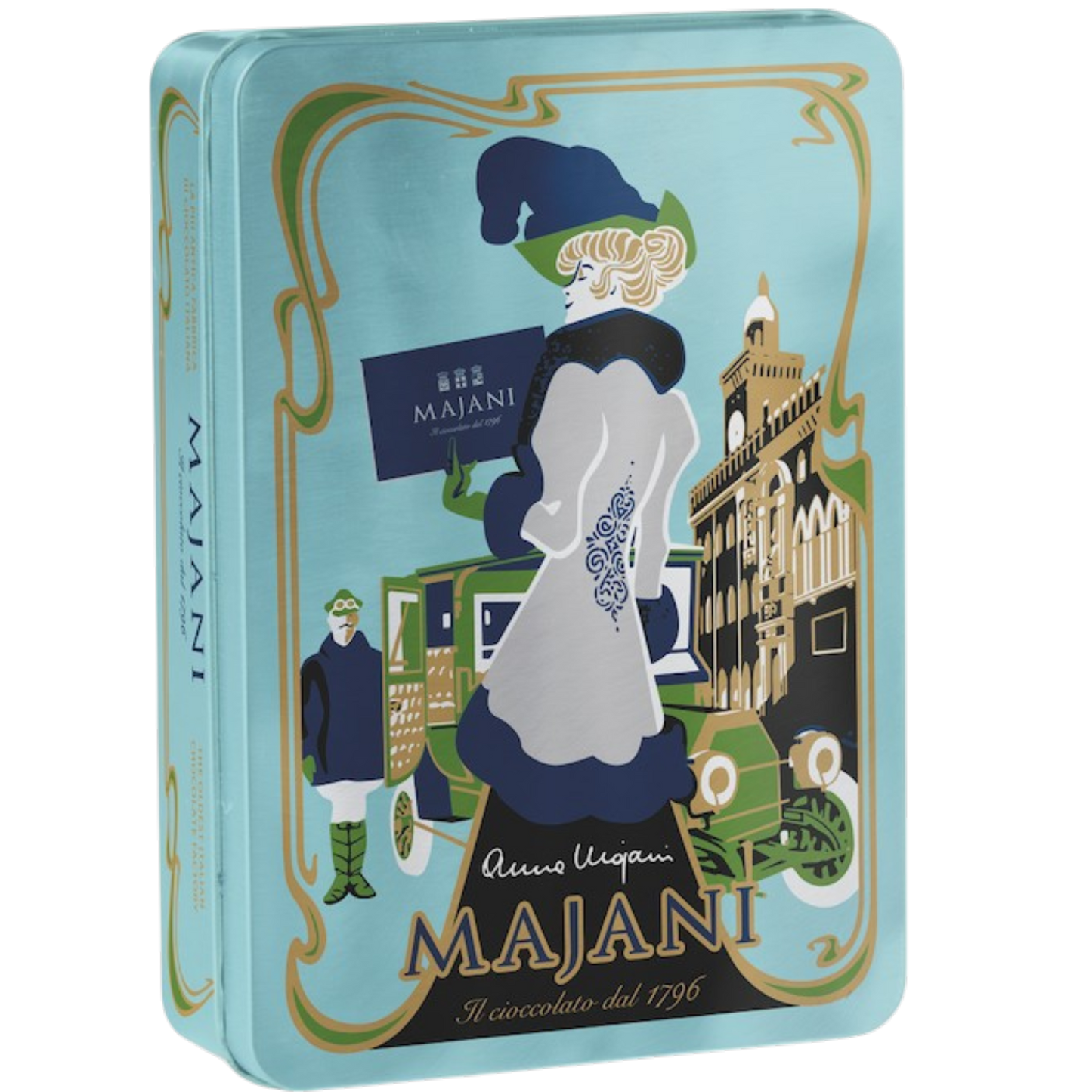 *WHOLESALE PRE-ORDER ONLY* Anna Majani Assorted Chocolate Tin by Majani, 6.35 OZ, 6/CS *3263*