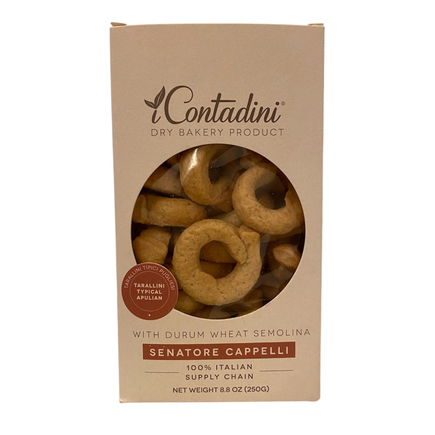 NEW! Tarallini Classic by I Contadini, 8.8 oz (250 gr), (10/CS)