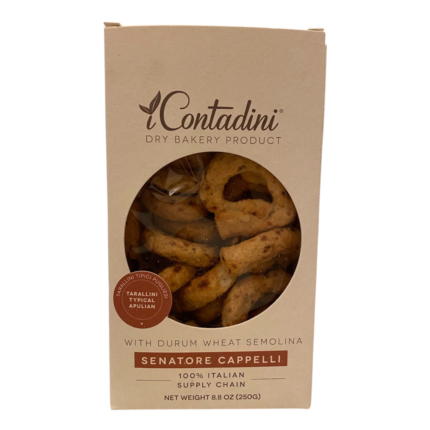 NEW! Tarallini w/ Raisins & Onions by I Contadini, 8.8 oz (250 gr), (10/CS)