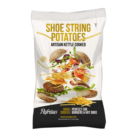 NEW! Shoe String Potato Chips by Pafritas (Product of Spain), 6.35 oz. (180g), 10/CS