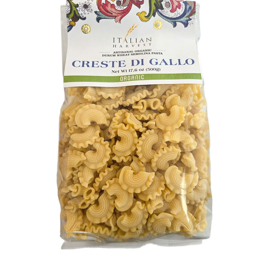NOW UNDER "ITALIAN HARVEST" BRAND Creste di Gallo Rooster Crests by Marella: Organic, 1.1 lb, 12/CS