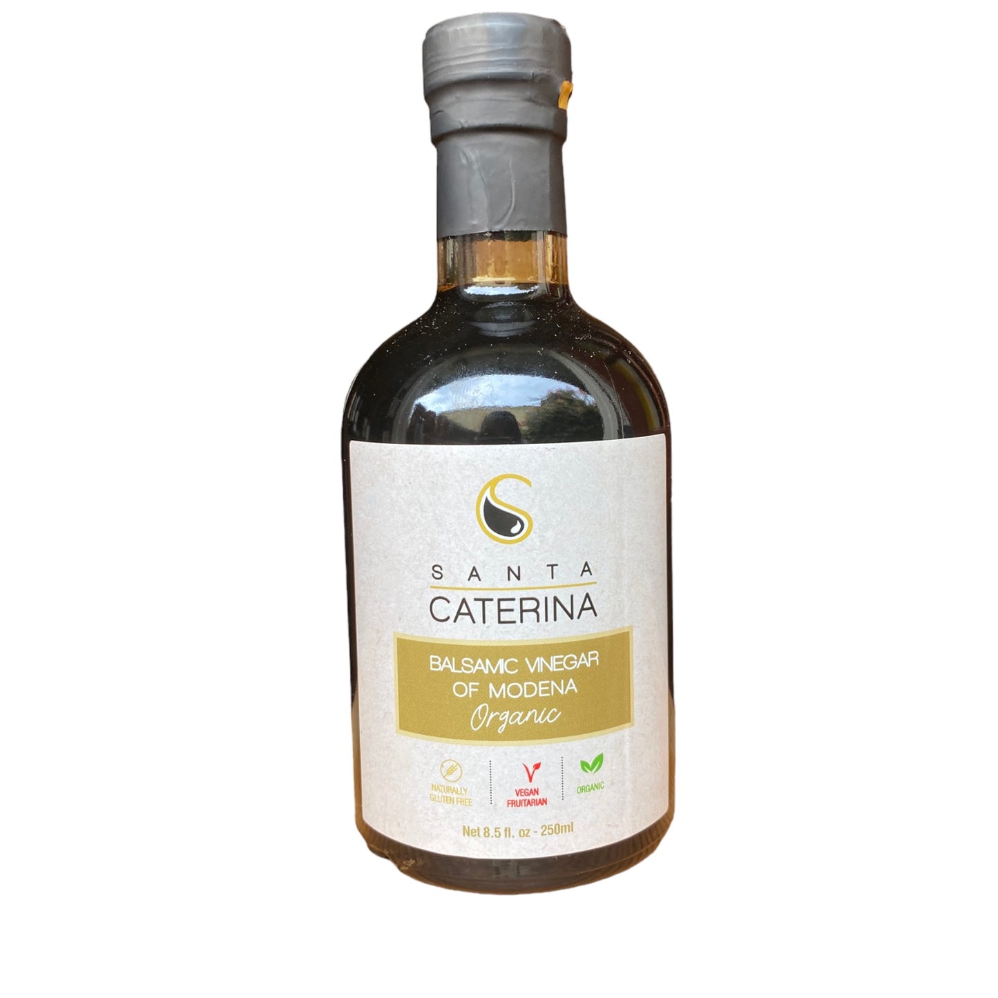 SPECIAL - NEW! Balsamic Vinegar - Gold - Organic by Santa Caterina, 8.5 oz, 6/CS