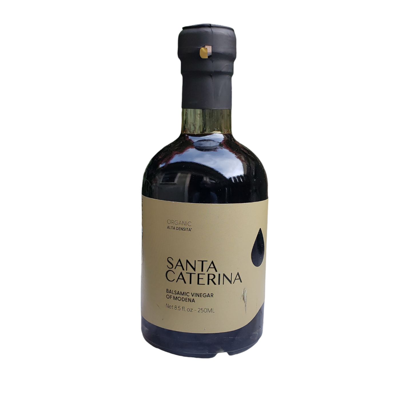 **OUT OF STOCK** NEW LABEL - Balsamic Vinegar - Gold - Organic by Santa Caterina, 8.5 oz, 6/CS *ETA FEBRUARY 20*