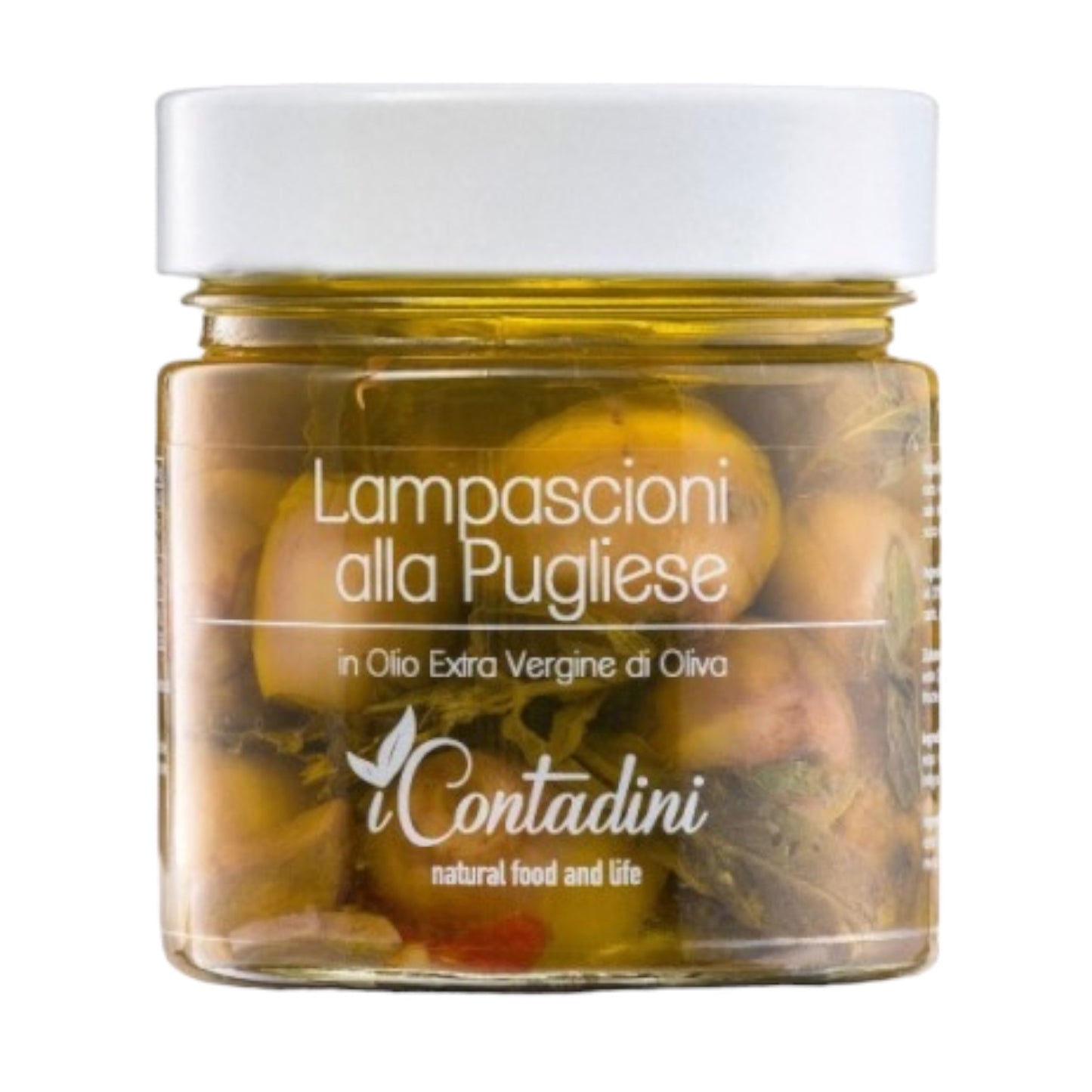 *SPECIAL* (BEST BY 06/2026) "Lampascioni" Wild Onions in Oil by I Contadini: 8.1 oz, 6/CS