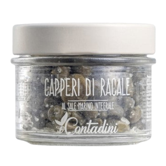 Capers in Salt from Racale, Medium by I Contadini: 2.7 oz., 6/CS