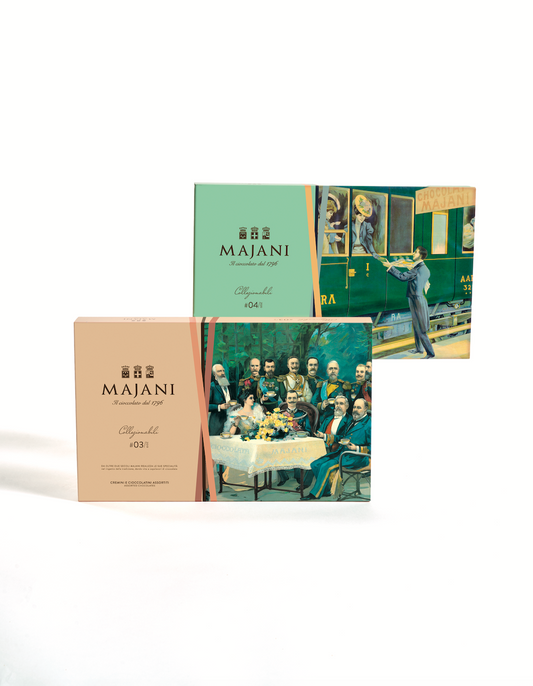 WHOLESALE PRE-ORDER ONLY Collezionabile Choc. Mix Gift Box by Majani, 9.1 OZ, 4/CS *2776/25*