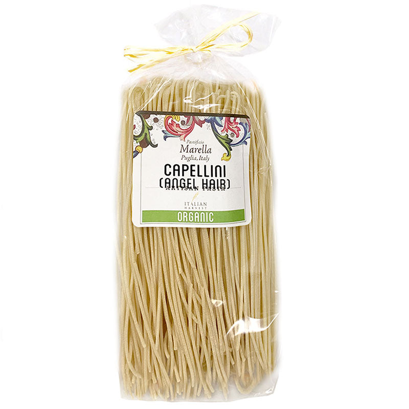 Spaghettini/Capellini (Angel Hair) by Marella: Organic, 1.1 lb, 12/CS