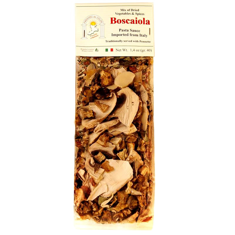 *SPECIAL* (BEST BY 12/24) Dried "Boscaiola" Sauce Mix by Paradiso dei Golosi, 1.4 oz, 20/CS