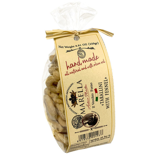 *SPECIAL* (BEST BY 12/19/23) Tarallini with Fennel by Marella, 7.06 oz, 10/CS