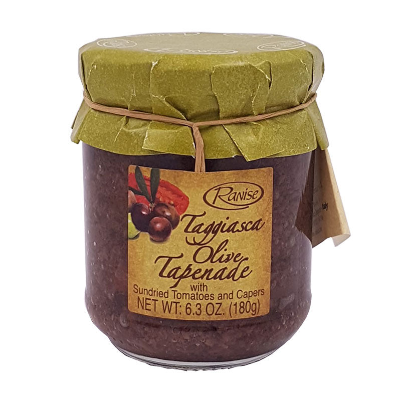 Taggiasca Olive Tapenade with Sundried Tomatoes & Capers by Ranise, 6.3 oz, 12/CS