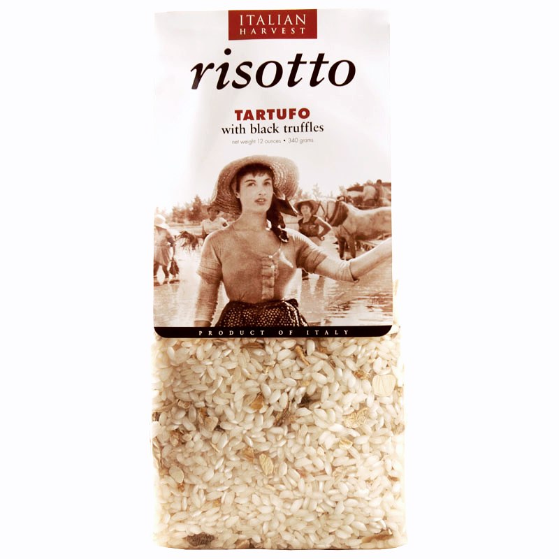 Tartufo Risotto Mix with Black Truffle by Riso Carena, 12 oz, 12/CS
