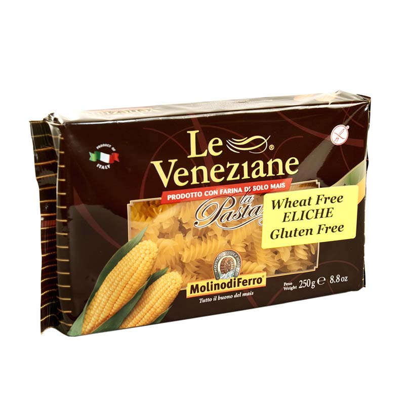 Eliche Gluten-Free Pasta by Le Veneziane, 8.8 oz, 12/CS