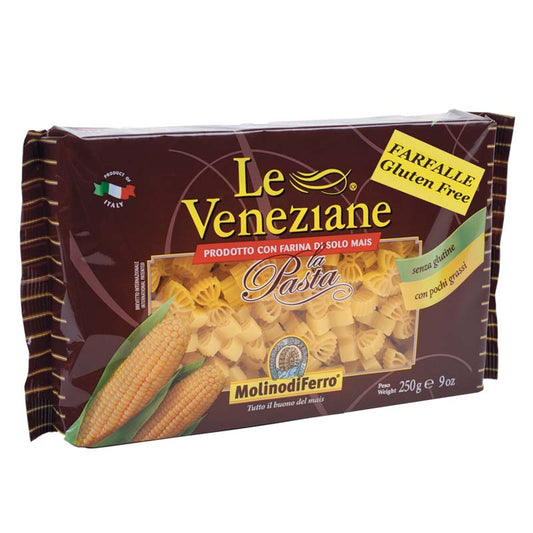 Farfalle Gluten-Free Pasta by Le Veneziane, 8.8 oz, 12/CS