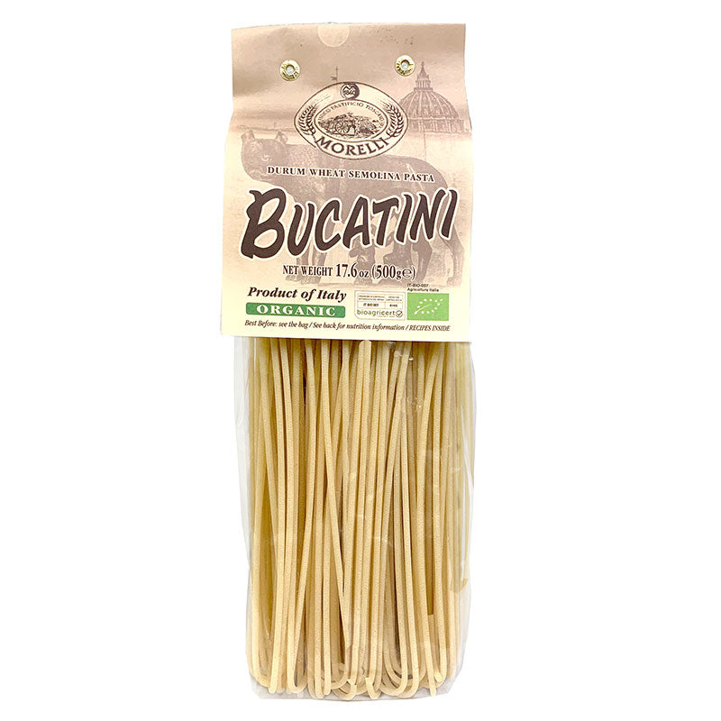 Bucatini by Morelli: Organic, 1.1 lb, 12/CS