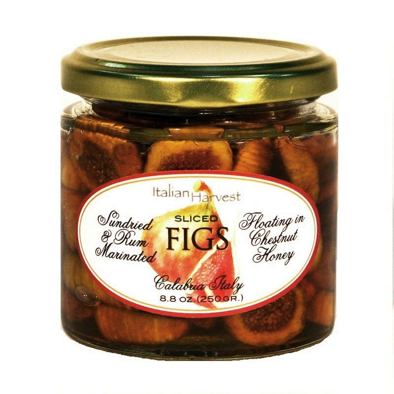 Rum Marinated Figs in Chestnut Honey, Sliced, by Officine Cedri, 8.8 oz, 12/CS