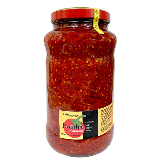 Bomba di Calabria Hot Pepper Paste: Large Bulk by Azienda Agricola Scalzo, 6.6 lbs, 2/CS (max 1 unit for Retail Clients)