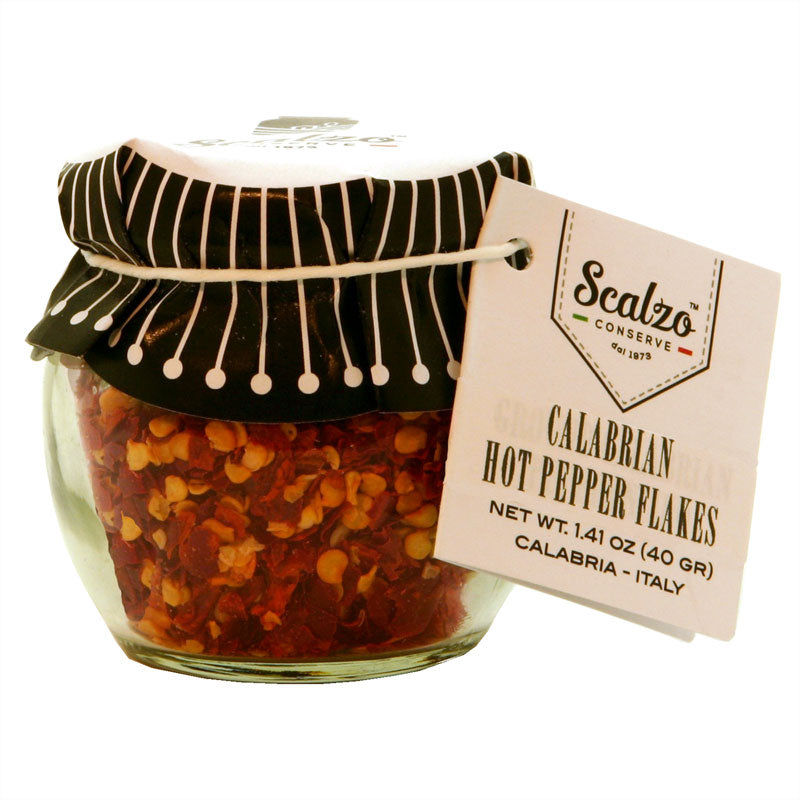 Calabrian Hot Pepper Flakes: Jar by Azienda Agricola Scalzo, 1.4 oz, 12/CS
