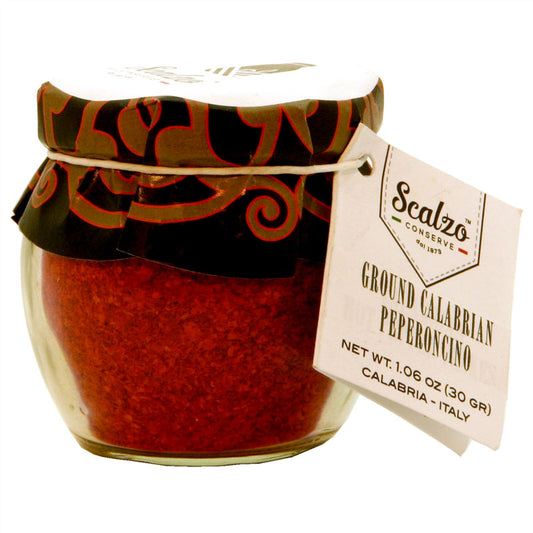 Calabrian Ground Hot Pepper in jar by Azienda Agricola Scalzo,1.4 oz, 12/CS