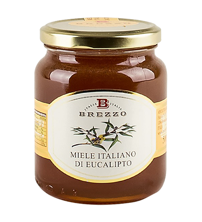 *SPECIAL* (BEST BY 10/28/25) Raw Eucalyptus Honey, by Brezzo: Sardinia, 8.8 oz, 12/CS