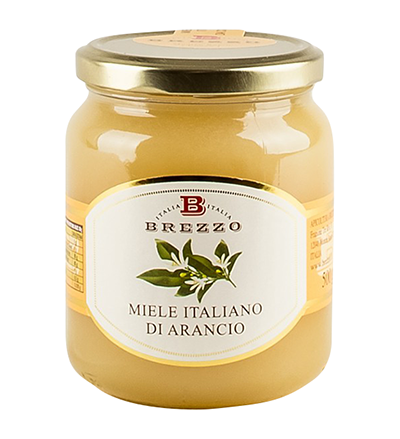 Raw Orange Blossom Honey, by Brezzo: Sicily, 8.8 oz, 12/CS