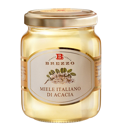 Raw Acacia Honey, by Brezzo: Piedmont, 8.8 oz, 12/CS