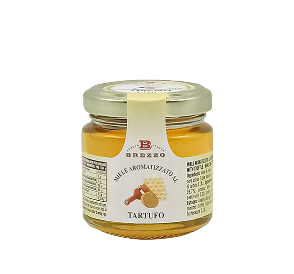 Raw Acacia Honey with Summer Truffle, by Brezzo: Piedmont, 3.5 oz, 12/CS