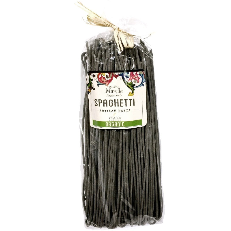 *SPECIAL* (BEST BY 12/23/24) Spaghetti "Nero di Seppia" with Black Squid Ink by Marella, 1.1 lb, 12/CS