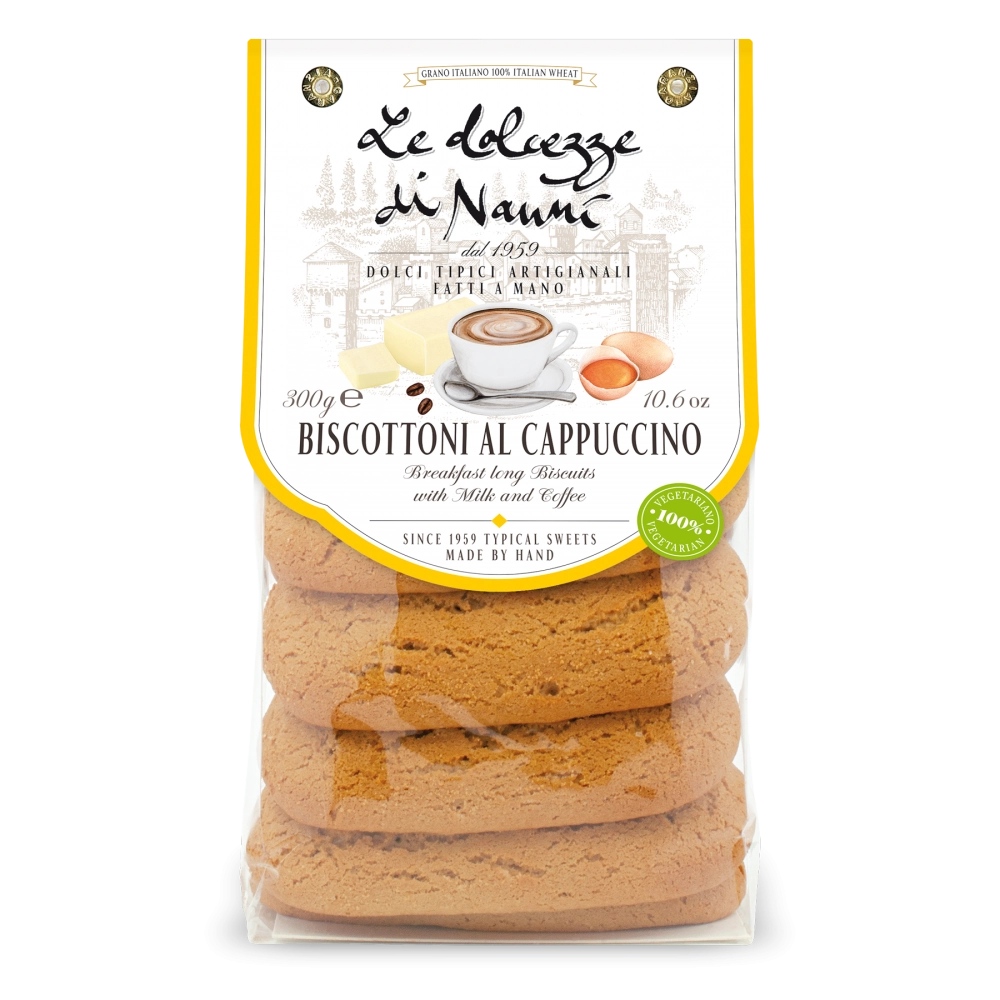 Cappuccino Biscottoni - Crunchy Long Biscuits by Nanni, 10.5 oz, 8/CS